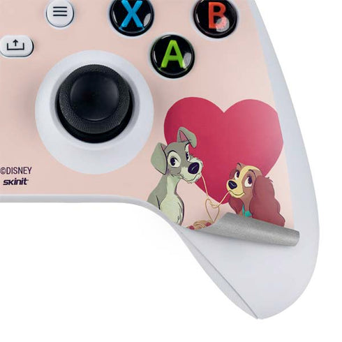 Disney Lady & The Tramp Spaghetti Dinner Xbox Series S Controller Skin
